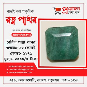 Beryl Emerald Stone বেরিল পান্না পাথর